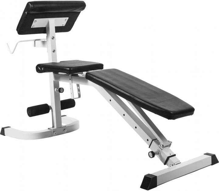 Produktbild Gorilla Sports Hantelbank mit Curlpult