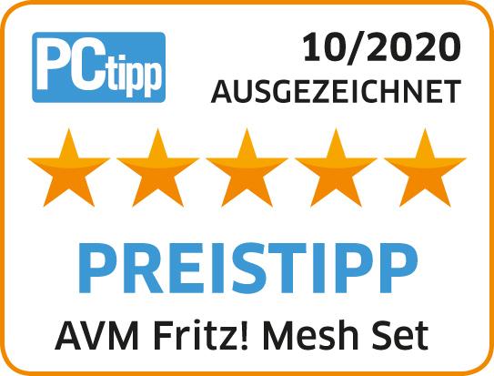 Produktbild AVM FRITZ!Mesh Set: FRITZ!Box 7590 und FRITZ!Repeater 2400