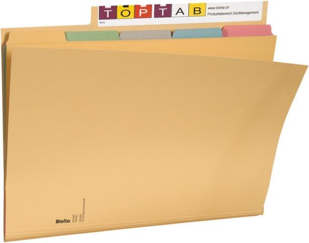 Actual product image Biella register folder (A4, 5 x)