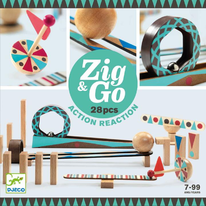 Immagine prodotto Djeco Gioco di reazione a catena Zig & Go