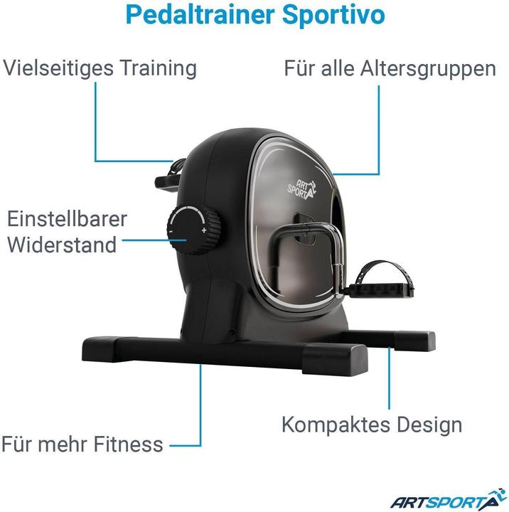 Actual product image Juskys Sportivo pedal trainer