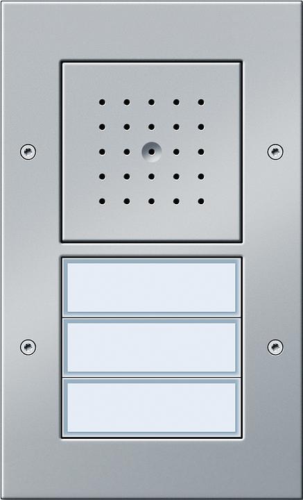 Produktbild Gira 126765 Audio-Intercom-System Aluminium (Kabelgebunden)