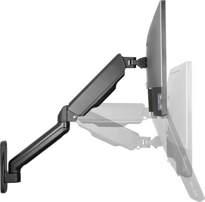 Produktbild Techly Wandhalterung drehbar für 1 Display 17-32" mit Gasfed (Wand, 32", 9 kg)