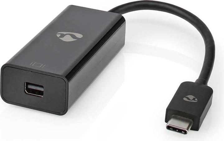 Produktbild Nedis CCGB64453BK02 USB-Adapter USB 3.2 Gen 1 USB-C™ Stecker Mini DisplayPort Buchse 0.2 m Rund Vern (USB, 20 cm)