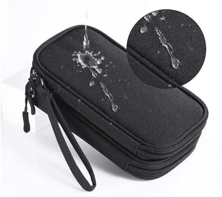 Produktbild Only-Bags.Store Kabeltasche, Elektronikzubehör Organizer, Tragbare Kabelorganizer, Doppelte Kabel Tasche für