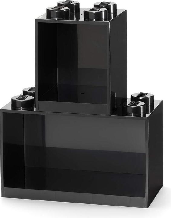 LEGO Brick 4 & 8 zestaw półek 2 szt. czarne
