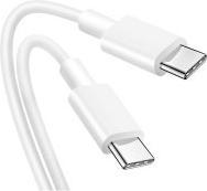 Produktbild DLH USB-C CABLE TO USB-C 1M 3.25A WHITE (1 m, USB 2.0, 65 W)