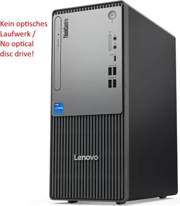 Produktbild Lenovo ThinkCentre neo 50t Gen 5 (Intel Core i5-13400, 16 GB, 512 GB, UHD Graphics 730)