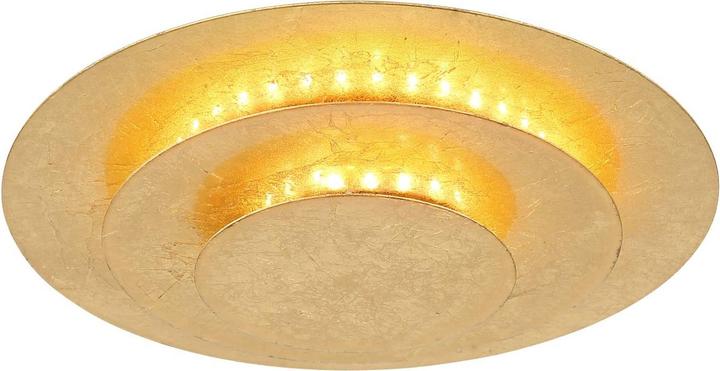 Produktbild Globo Deckenleuchte Metall Goldfarben, 1xled