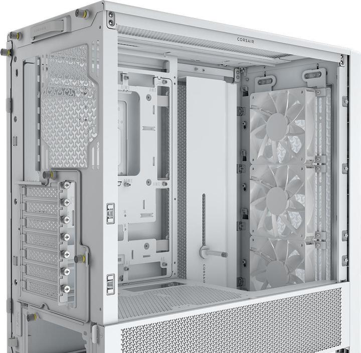 Actual product image Corsair Geh Midi FRAME 4000D RS Mid-Tower, White (Mini-ITX, ATX, mATX)