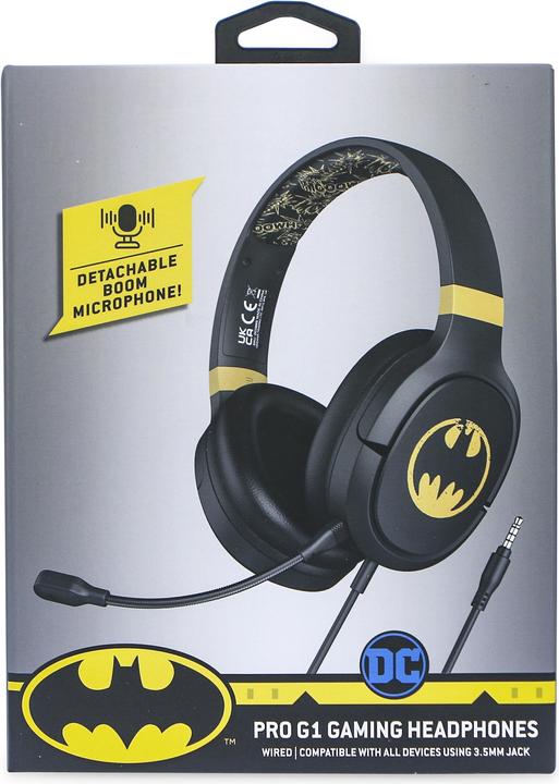 Actual product image OTL Technologies DC Comics DC0885 Headphones & Headset Wired Headband Gaming Black, Yellow (Cable)