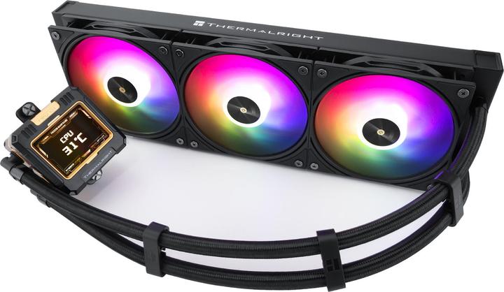 Image du produit Thermalright Frozen Warframe 360 Black ARGB - AIO, 360mm, LCD