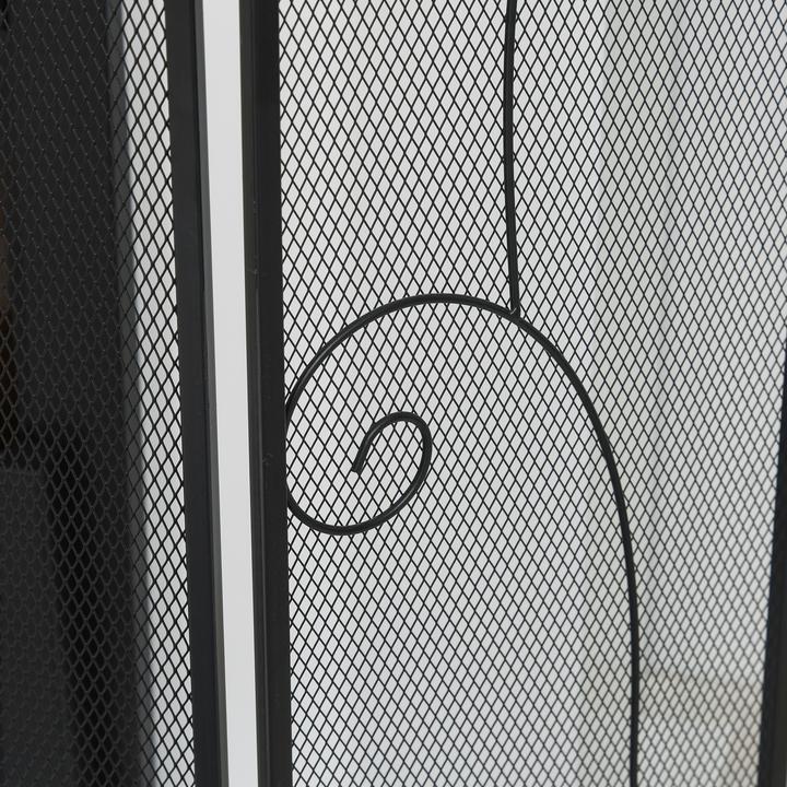 Image du produit Homcom Grille de cheminée avec trois panneaux (132,5 x 76,5 cm)