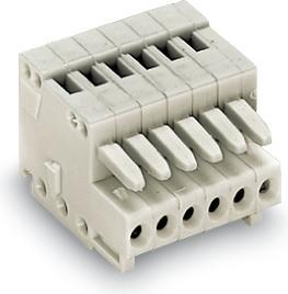 Produktbild Wago Federleiste Licht-Grau 733-107 Inhalt: 100 St. (733-107)