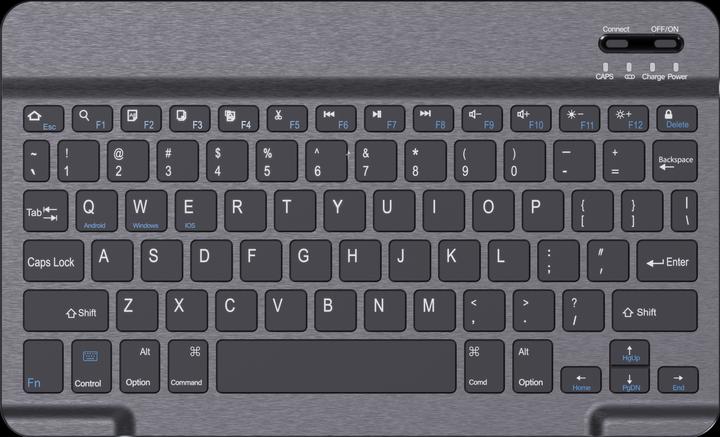 Produktbild Cazy Qwertz Tastatur Hülle mit magnetisch Abnehmbarer Tastatur (DE, Samsung Galaxy Tab S10 FE+)