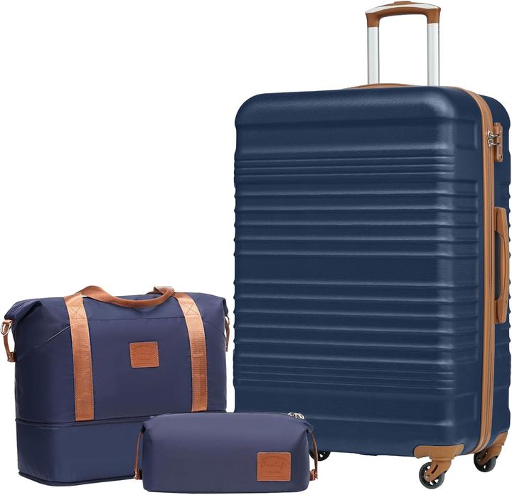 Produktbild Coolife 3-teiliges Reisekoffer-Set (93 l, L (90 - 115l))
