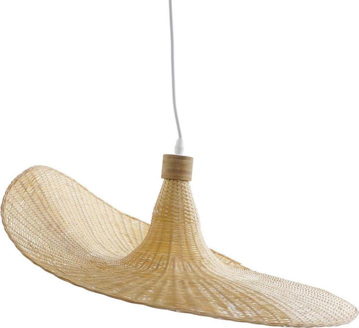 Immagine prodotto DKD Home Decor Ceiling Light Multicolour Light brown Bamboo 50 W 220 V 58 x 58 x 22 cm