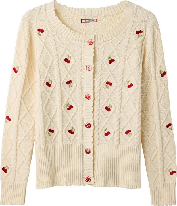 Joe Browns Cherry Cable Knit Cardigan