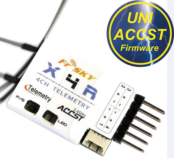 Actual product image FrSky Empfänger X4R CPPM/LBT/Uni Software