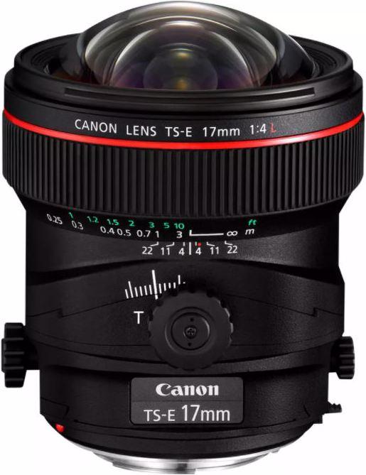Image du produit Canon TS-E 17mm f/4 L (Canon EF, Plein format)