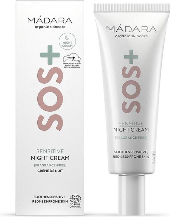 Madara MÃDARA - Night cream SOS+ ( Sensitiv e Night Cream) 70 ml (Körpercreme, 70 ml)