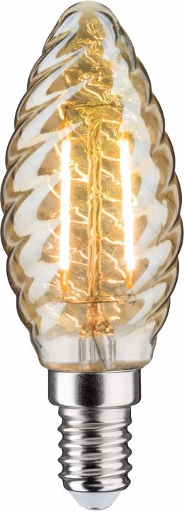 Produktbild Paulmann Kerze gedrehtes Glas Vintage (E14, 2.60 W, 260 lm, 1 x, F)