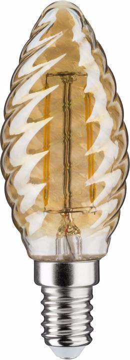 Produktbild Paulmann Kerze gedrehtes Glas Vintage (E14, 2.60 W, 260 lm, 1 x, F)