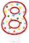 Actual product image Amscan Number candle (1 x)
