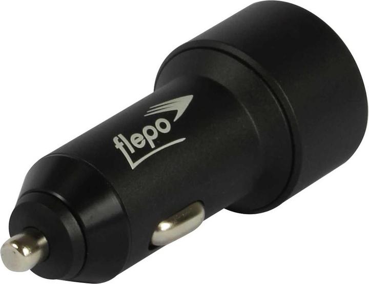 Produktbild Flepo Netzteil KFZ 2-fach 12V-24V - max 4A - Quick Charge 3.0
