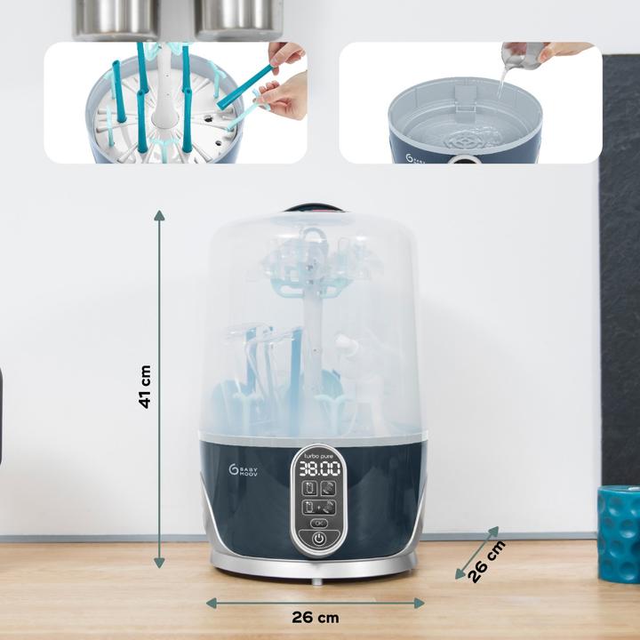 Actual product image Babymoov Sterilisers & vaporisers Steam steriliser Turbo Pure - with drying function
