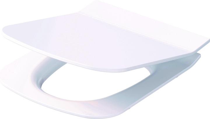 Cersanit WC seat City Square/Virgo white with soft-close mechanism