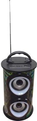 Produktbild MSA Musikinstrumente KBQ4 Bluetooth® Lautsprecher AUX, FM Radio, SD, USB Schwarz, Grün
