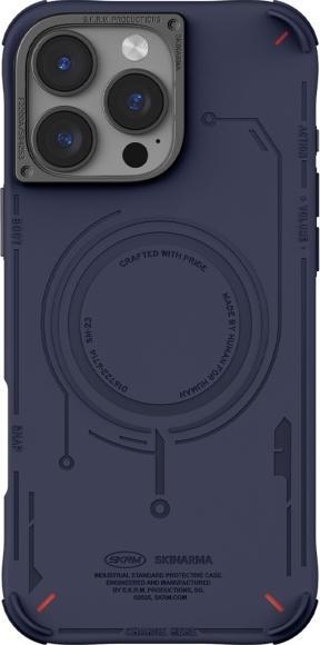 Actual product image Skinarma case Mecha iPhone 16 Pro 6.3" Magnetic Charging navy (Apple iPhone 16 Pro)