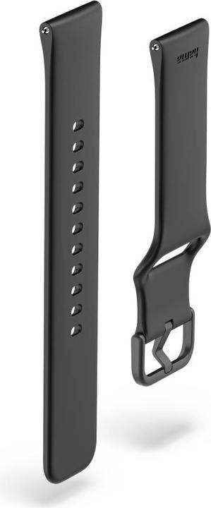 Actual product image Hama Armband zum Wechseln für Smartwatch 5000, Silikon, Schwarz (Silicone)