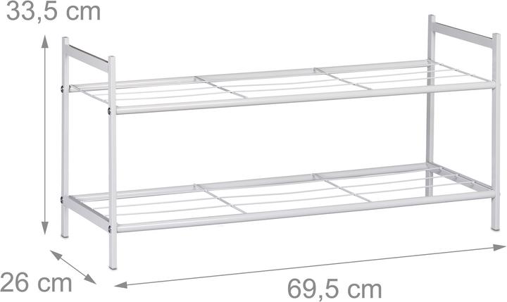 Immagine prodotto Relaxdays Baylee (69,5 x 26 x 33,5 cm)