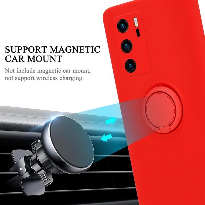 Immagine prodotto Cadorabo Custodia in silicone TPU Liquid Ring Cover (Huawei P40)