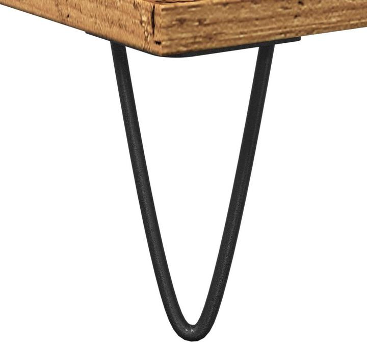 Productafbeelding VidaXL Badkamerkast Hoge kast Badkamermeubel Kast oude houtlook (30 x 30 x 190 cm)