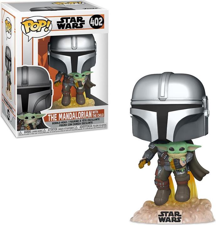 Actual product image Funko POP! - Star Wars - The Mandalorian: Mando w. Jet Pack