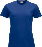Clique Damen T-Shirt Classic-T 029361, Baumwolle, blau,Grösse L (L)