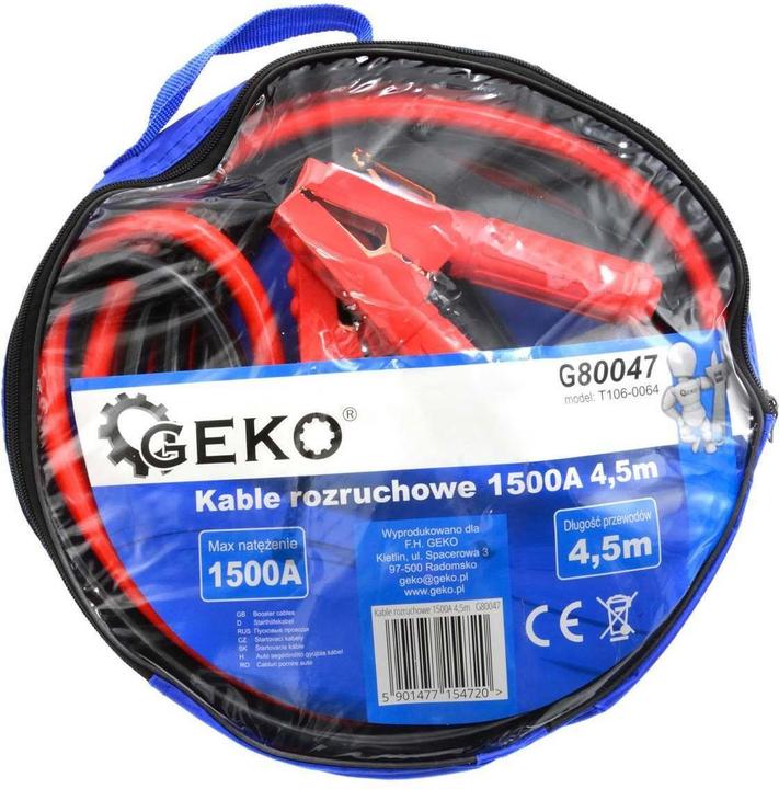 Image du produit GEKO Câble de démarrage 1500A 4,5m (1500 A)
