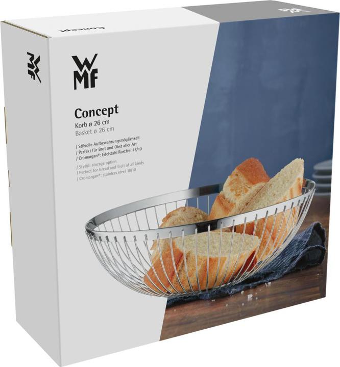 Produktbild WMF Obstschale CONCEPT Silberfarben (Ø 26 cm)