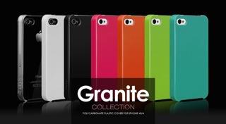 Image du produit more. Granite Collection Étui rigide pour iPhone 4/4S Noir (Apple iPhone 4s, Apple iPhone 4)