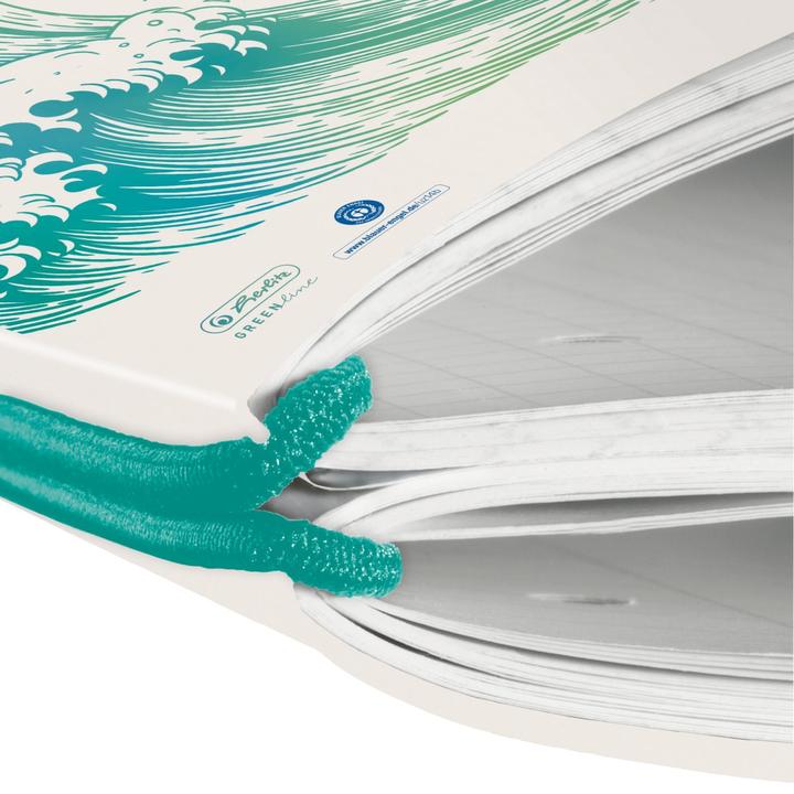 Actual product image Herlitz my.book Flex Notebook A4 80 sheets White (A4, Checked, Soft cover)