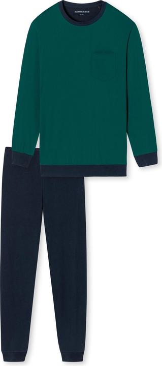 Schiesser Essentials Nightwear Schlafanzug Langarm