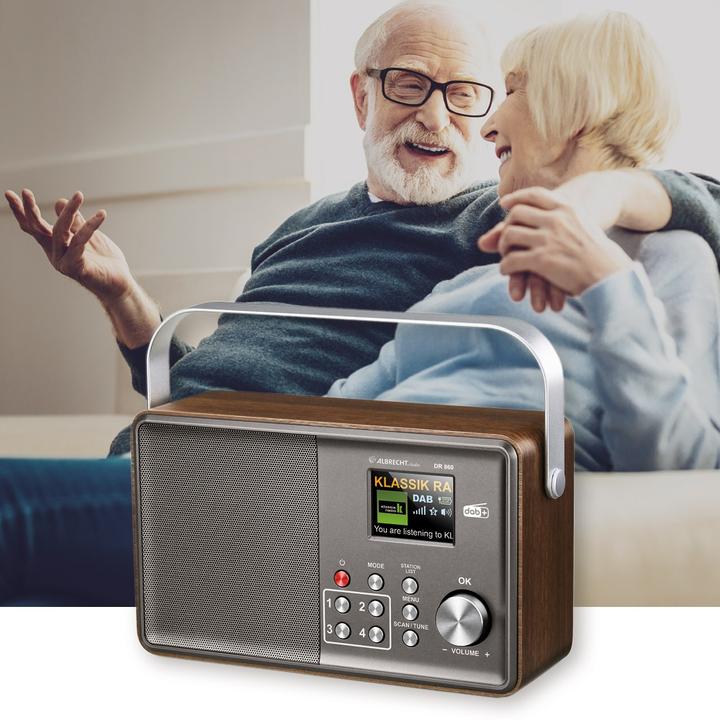 Actual product image Albrecht DR 860 Senior (DAB+, FM)