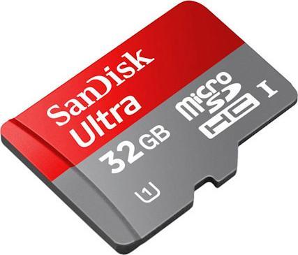 Produktbild SanDisk microSDHC 32GB, Class 10 (32 GB, microSDHC, microSD)