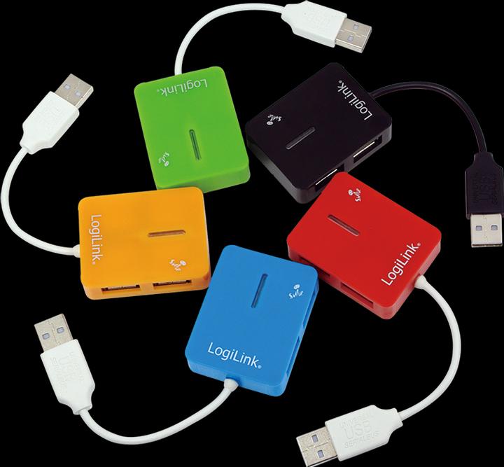 Actual product image LogiLink Smile (USB-A, 4 Ports)