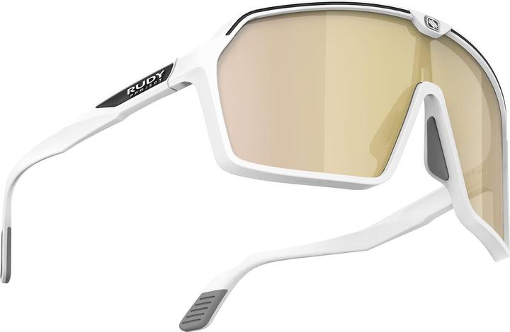 Actual product image Rudy Project Spinshield glasses (White Matt, Multilaser Gold)