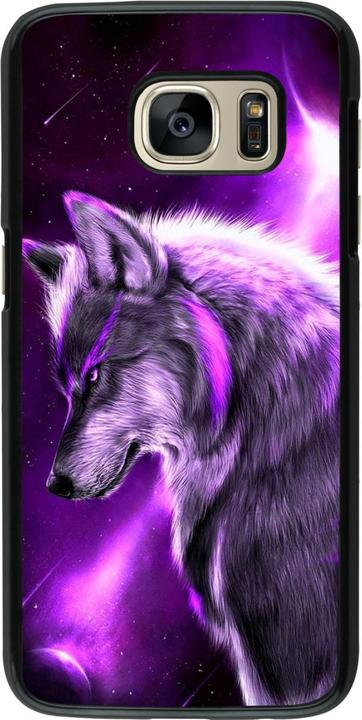 Actual product image PhoneLook Coque Purple Sky Wolf (Samsung Galaxy S7)