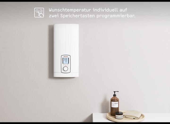 Produktbild Stiebel Eltron DHE 18/21/24 kW Vollelektronischer Durchlauferhitzer immer gradgenaue Temperatur dank 4i Technologie